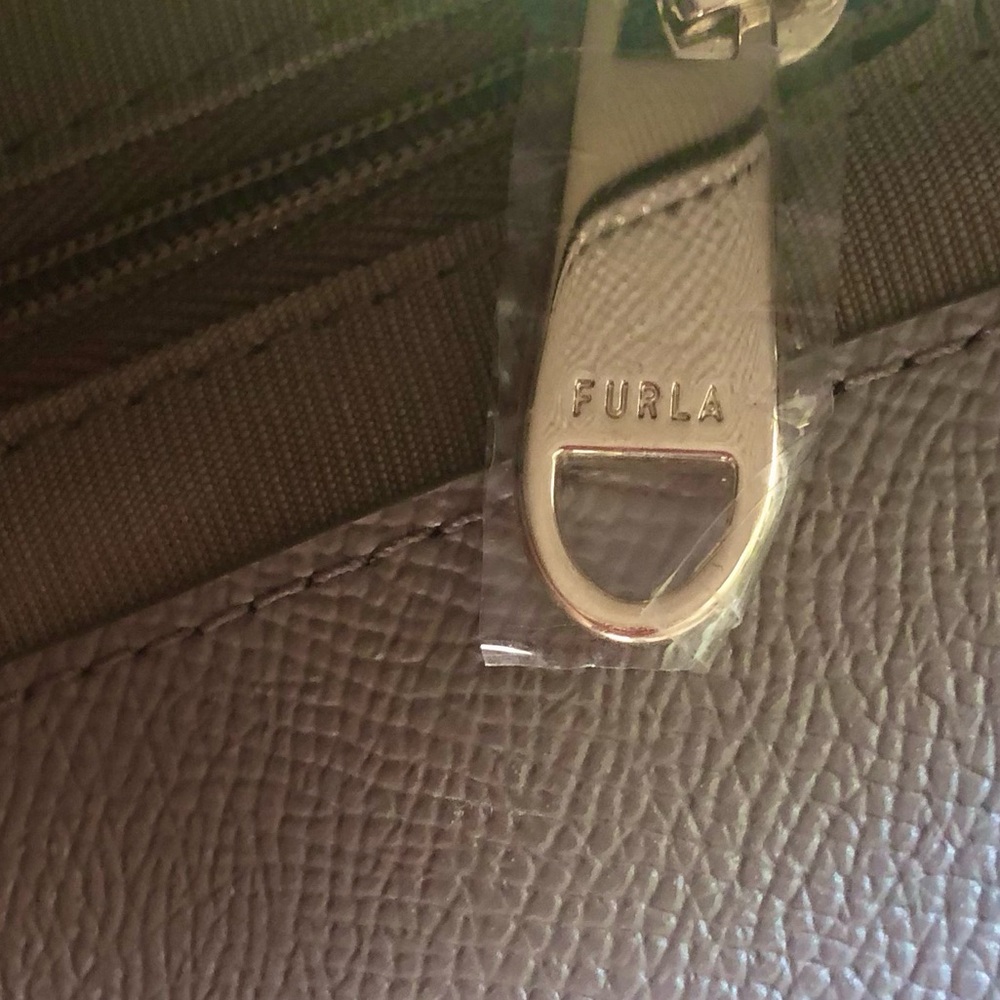 FURLA pebbled leather satchel - Picture 9 of 16